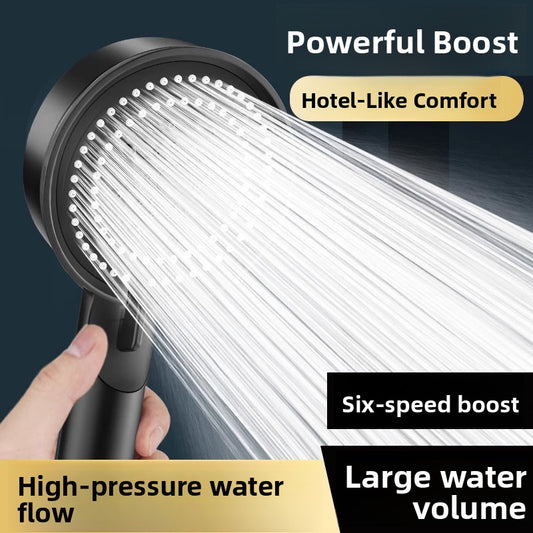 Pressurized shower head