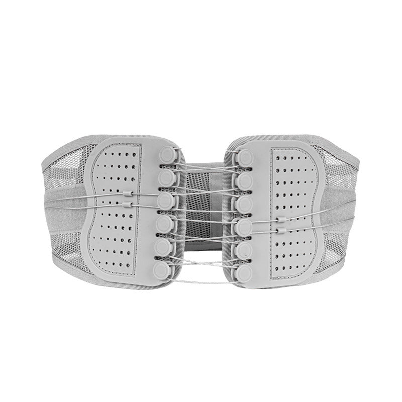 Adjustable Lumbar Support Belt with Pulley System