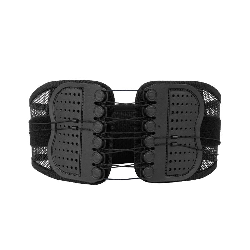 Adjustable Lumbar Support Belt with Pulley System