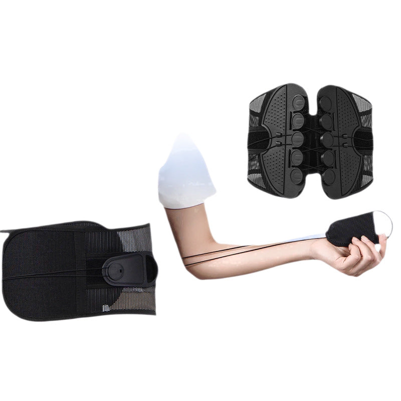 Adjustable Lumbar Support Belt with Pulley System